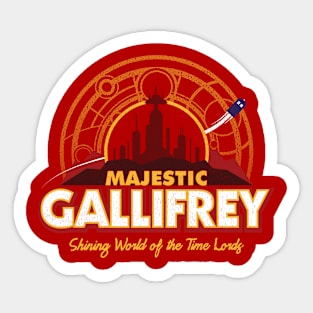 Majestic Gallifrey Sticker